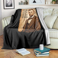 Abraham Lincoln American History Teacher School Throw Blanket