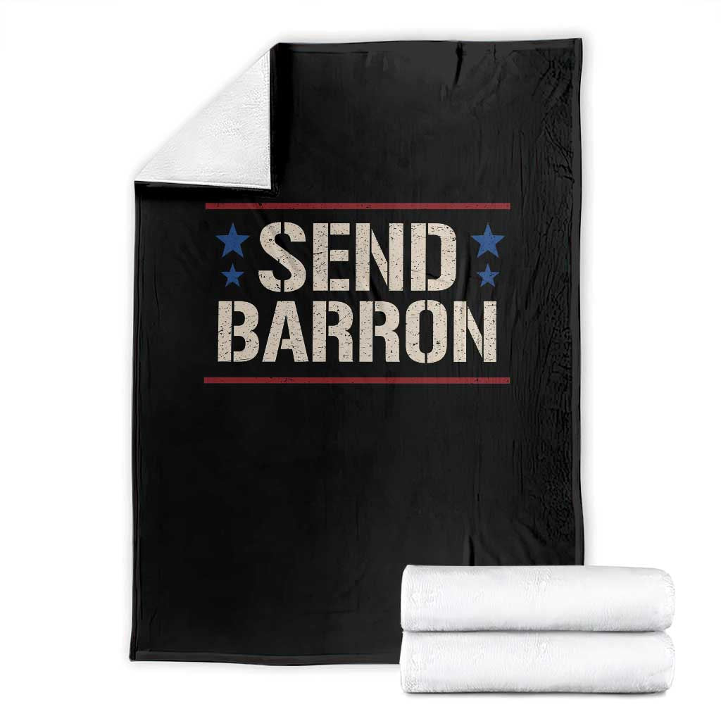 Send Barron Throw Blanket Viral Hashtag Political Protest