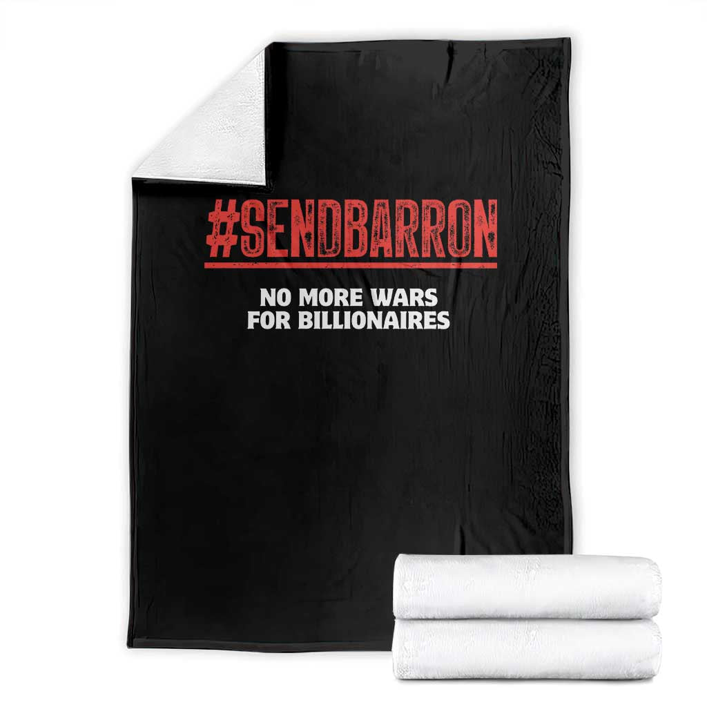 Send Barron Meme Throw Blanket Funny Political Hashtag Viral Internet