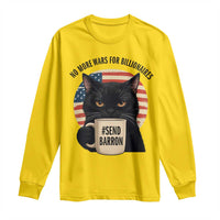 Send Barron Meme Long Sleeve Shirt Funny Cat Sarcastic Political