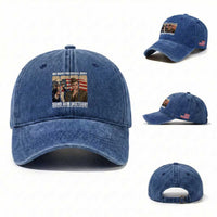 Send Barron Washed Cotton Baseball Cap We Want You For US Army
