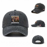 Send Barron Washed Cotton Baseball Cap We Want You For US Army