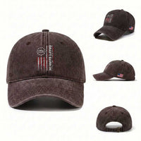 Draft Barron Washed Cotton Baseball Cap Anti War Send Barron Viral Internet Meme