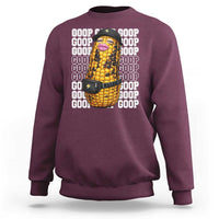 Funny Burnt Peanut Goop Sweatshirt Burnt Corn Meme Viral Humor