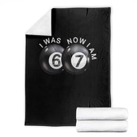 I Was 6 Now I'm 7 Ball Throw Blanket Funny 67 Six Seven Meme