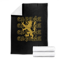 Spain Espana Heraldic Lion Pride Throw Blanket