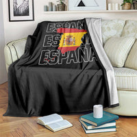 Espana Spain Map Pride Spanish Flag Throw Blanket