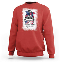 Yes I'm Both of Them Half Norwegian American Sweatshirt