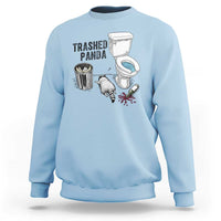 Trashed Panda Sweatshirt Funny Drunk Racoon Meme - Wonder Print Shop