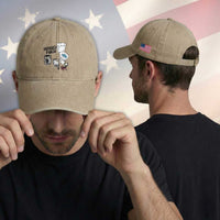 Trashed Panda Washed Cotton Baseball Cap Funny Drunk Racoon Meme