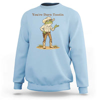 You're Darn Tootin Sweatshirt Funny Cowboy Frog Meme