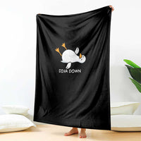 Diva Down Silly Goose Throw Blanket Funny Sarcastic Animal Meme