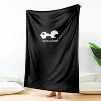 Diva Down Throw Blanket Funny Lazy Panda Meme