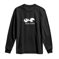 Diva Down Long Sleeve Shirt Funny Lazy Panda Meme