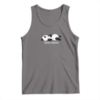 Diva Down Tank Top Funny Lazy Panda Meme