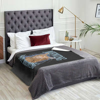 Mewing Not Meowing Throw Blanket Funny Cat Meme - Wonder Print Shop