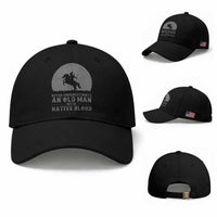 Never Underestimate An Old Man Native American Warrior Baseball Cap