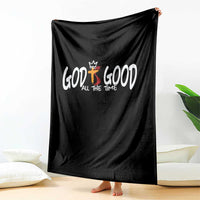 Jesus Christian Throw Blanket God Is Good All The Time - Wonder Print Shop