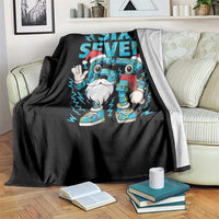 67 Six Seven Christmas Throw Blanket Funny Italian Brainrot Meme - Wonder Print Shop