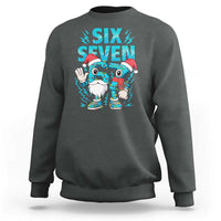 67 Six Seven Christmas Sweatshirt Funny Italian Brainrot Meme - Wonder Print Shop