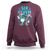 67 Six Seven Christmas Sweatshirt Funny Italian Brainrot Meme - Wonder Print Shop