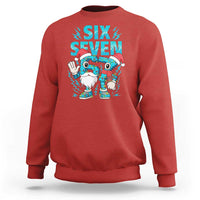 67 Six Seven Christmas Sweatshirt Funny Italian Brainrot Meme - Wonder Print Shop