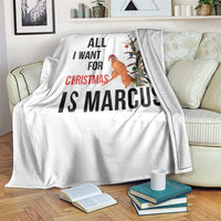 Marcus The Worm Robert Meme Throw Blanket All I Want For Christmas Is Marcus - Wonder Print Shop