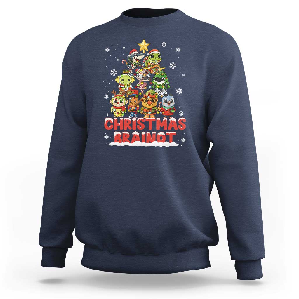Italian Brainrot Christmas Tree Meme Sweatshirt - Wonder Print Shop