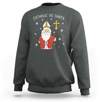 Saint Nicholas Catholic Christmas Sweatshirt - Wonder Print Shop