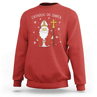 Saint Nicholas Catholic Christmas Sweatshirt - Wonder Print Shop