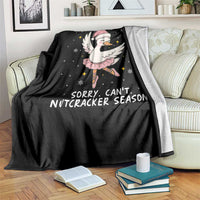 Nutcracker Goose Ballet Christmas Throw Blanket - Wonder Print Shop