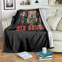 67 Six Seven Nutcracker Christmas Meme Throw Blanket - Wonder Print Shop