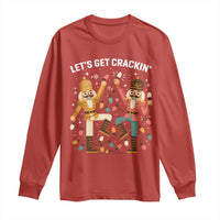 Funny Nutcracker Christmas Long Sleeve Shirt Let Us Get Crackin - Wonder Print Shop