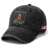 Funny Cat Nutcracker Christmas Washed Cotton Baseball Cap Got Too Nutty