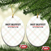 Hot Buffet Available All Day Ceramic Ornament Funny Cooking Food - Wonder Print Shop