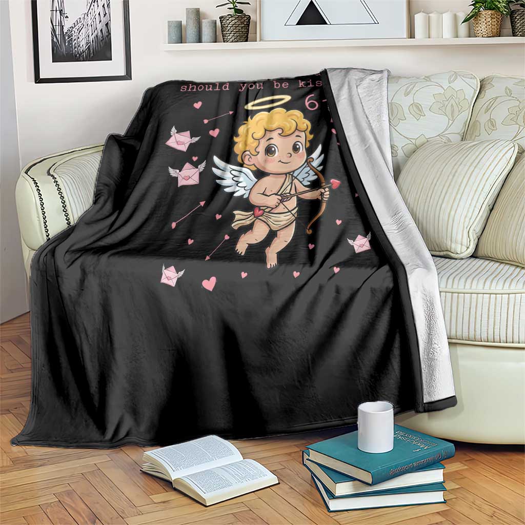 67 Valentine Meme Throw Blanket Funny Six Seven Cupid Saying - Wonder Print Shop