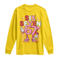 67 Valentines Long Sleeve Shirt Funny Six Seven Brainrot Meme