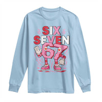 67 Valentines Long Sleeve Shirt Funny Six Seven Brainrot Meme