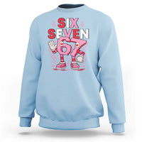 67 Valentines Sweatshirt Funny Six Seven Brainrot Meme