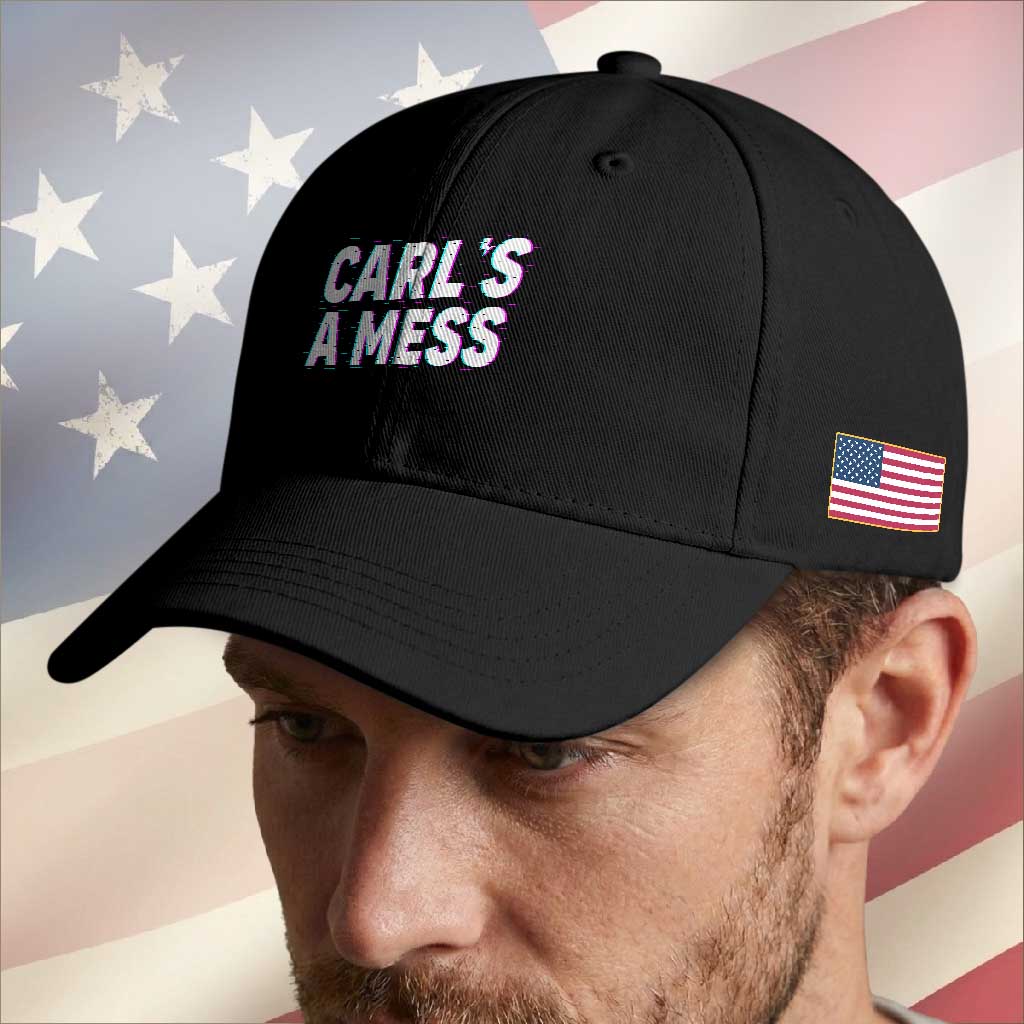 Carl's a Mess Baseball Cap Funny Reality TV