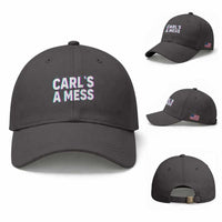 Carl's a Mess Baseball Cap Funny Reality TV