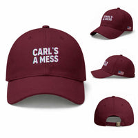 Carl's a Mess Baseball Cap Funny Reality TV