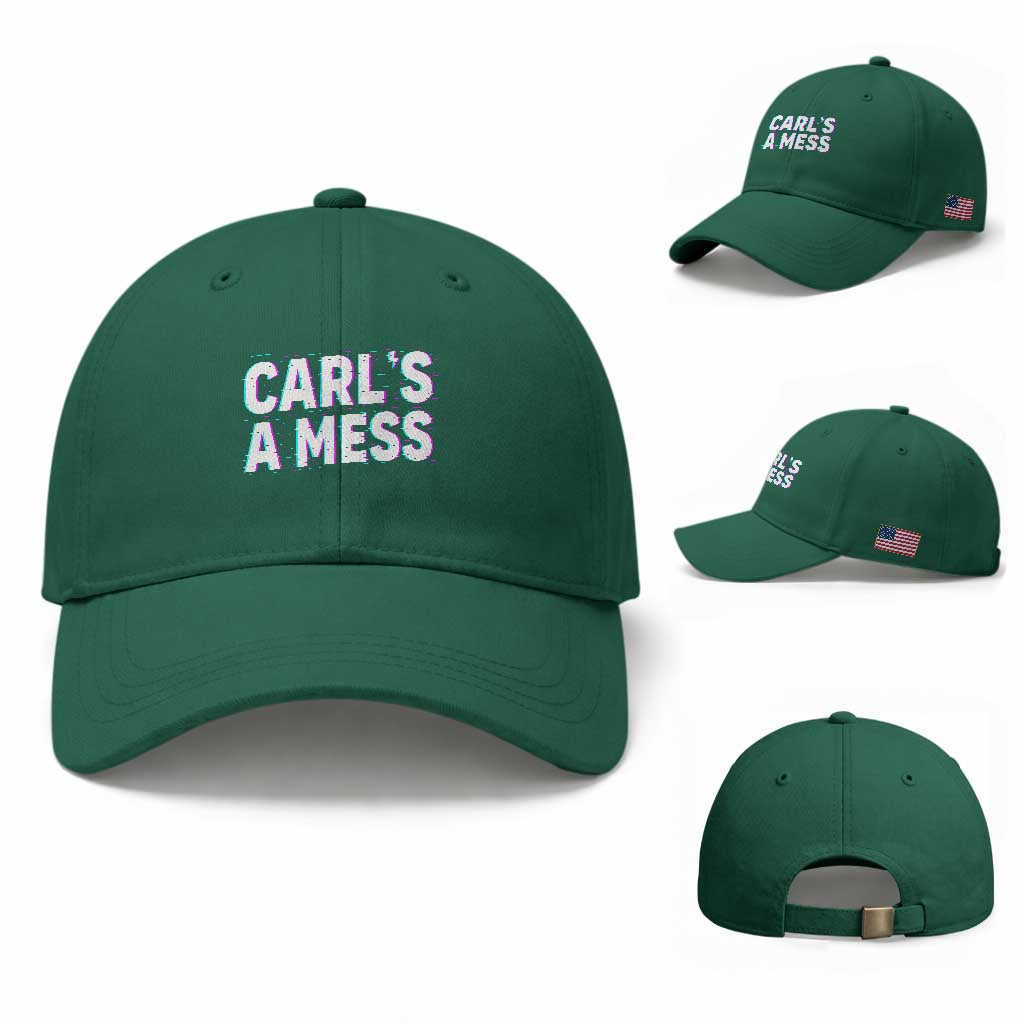 Carl's a Mess Baseball Cap Funny Reality TV