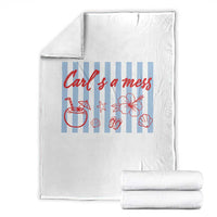 Carl's a Mess Throw Blanket Viral Sarcastic Reality TV