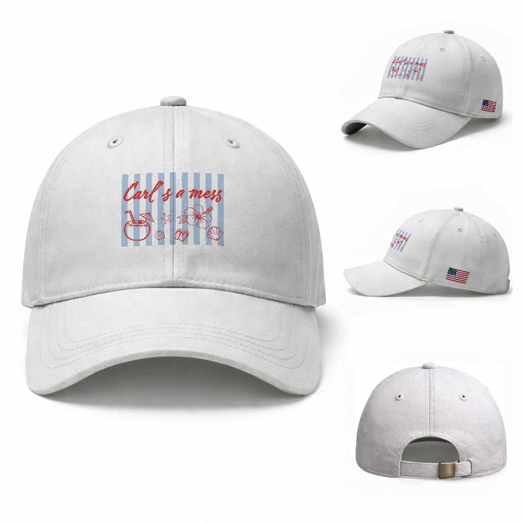 Carl's a Mess Baseball Cap Viral Sarcastic Reality TV
