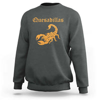 Quesadillas Scorpion Sweatshirt Burnt Orange Southwestern