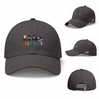 Rainbow Pride Ally Cats Baseball Cap LGBTQ Inclusion Cat Lover Gift