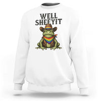 Pride Frog LGBT Rainbow Sweatshirt Well Sheeyit Country Western