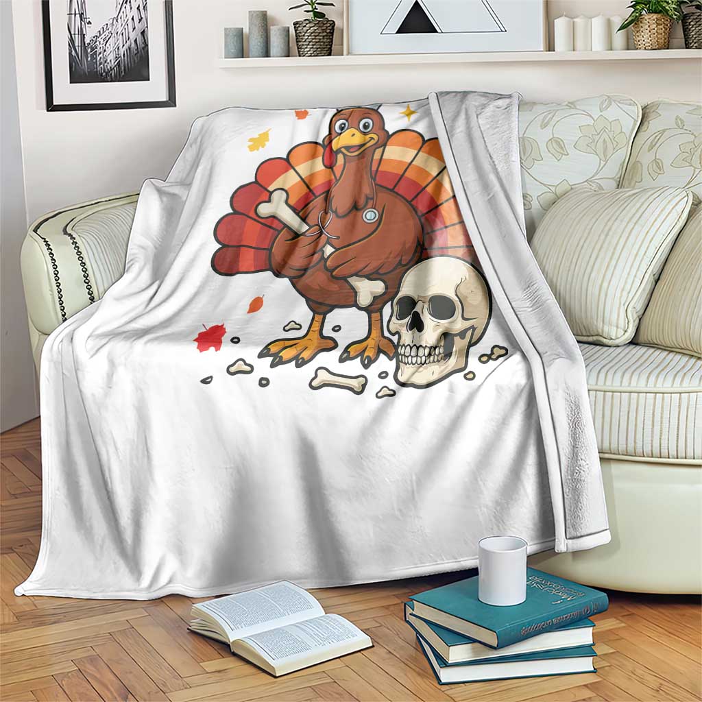 Funny Thanksgiving Nurse Turkey Throw Blanket Fall RN - Wonder Print Shop