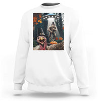 Thanksgiving Funny Bigfoot Turkey Selfie Sweatshirt - Wonder Print Shop